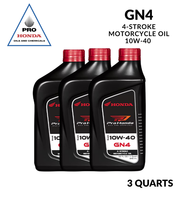 Aceite de motor de 4 tiempos Honda GN4 PRO 10W-40 (3 CUARTOS DE GALÓN)