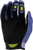 Girl's Lite Flake Gloves Lavendar/Blue/Yellow Yl