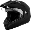 Md 74 Solid Helmets Matte Black 2x