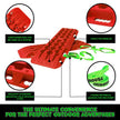 Rhino USA Recovery Traction Boards - Red (Pair)