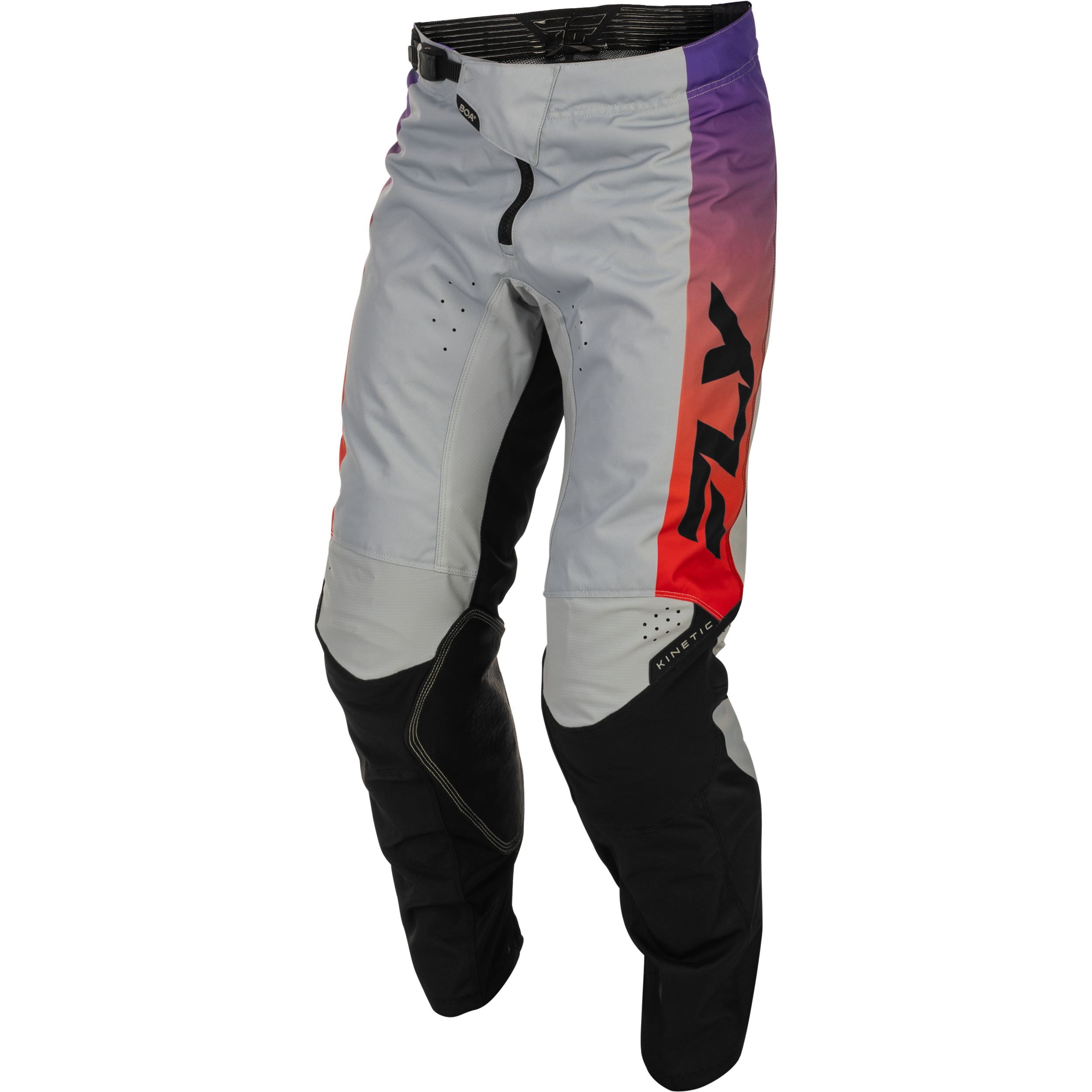 Kinetic Pants Grey/Red/Purple/Black Sz 28