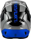 Kinetic Crest Helmet Grey/Black/Blue 2x