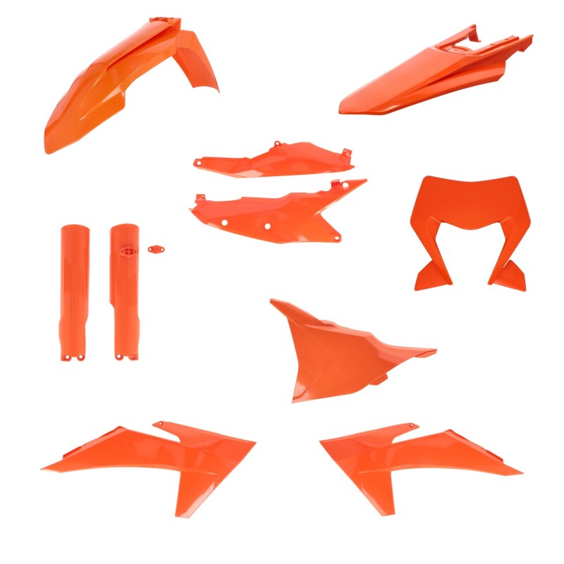 Acerbis 24+ KTM EXC/EXC-F/ XC-F/ XC-W/ XCF-W/ XW-F Full Plastic Kit - 16 Orange