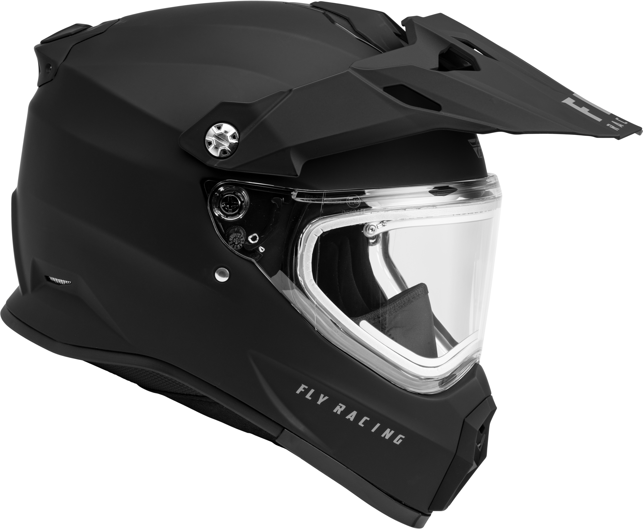 Trekker Cw Solid Helmet Elec Shld Matte Black Lg
