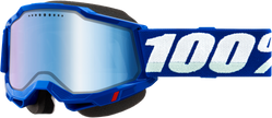 Accuri 2 Snowmobile Goggle Blue W/ Blue Mirror Lens