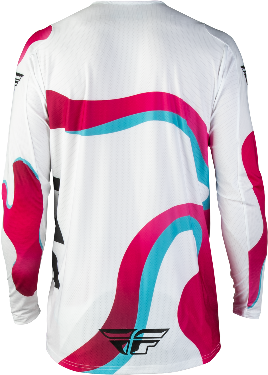 Lite Vibe Jersey White/Pink/Blue Xl