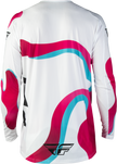 Lite Vibe Jersey White/Pink/Blue Md