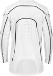 Youth Rayce Bicycle Jersey White/Black Yl