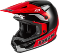 Kinetic Dbk Helmet Black/Red/Grey 2x