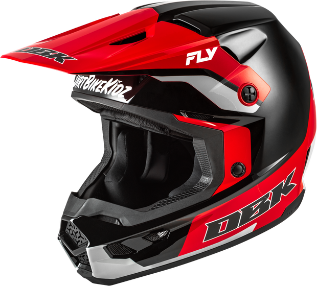 Kinetic Dbk Helmet Black/Red/Grey 2x