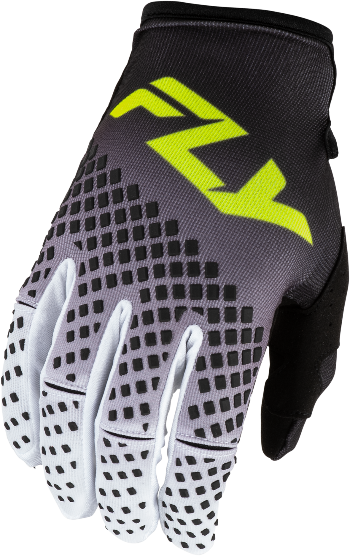 Kinetic Fade Gloves Black/White/Hi Vis Xs