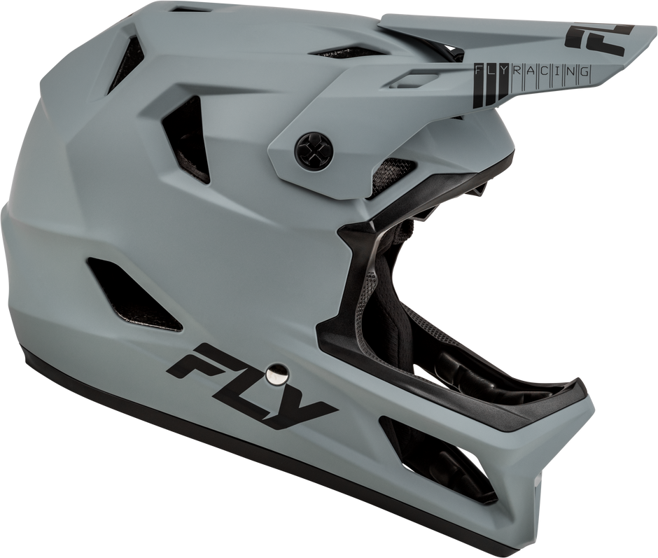 Youth Rayce Bicycle Helmet Matte Grey Ys