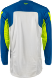 Kinetic Mesh Jersey Blue/White/Hi Vis 2x