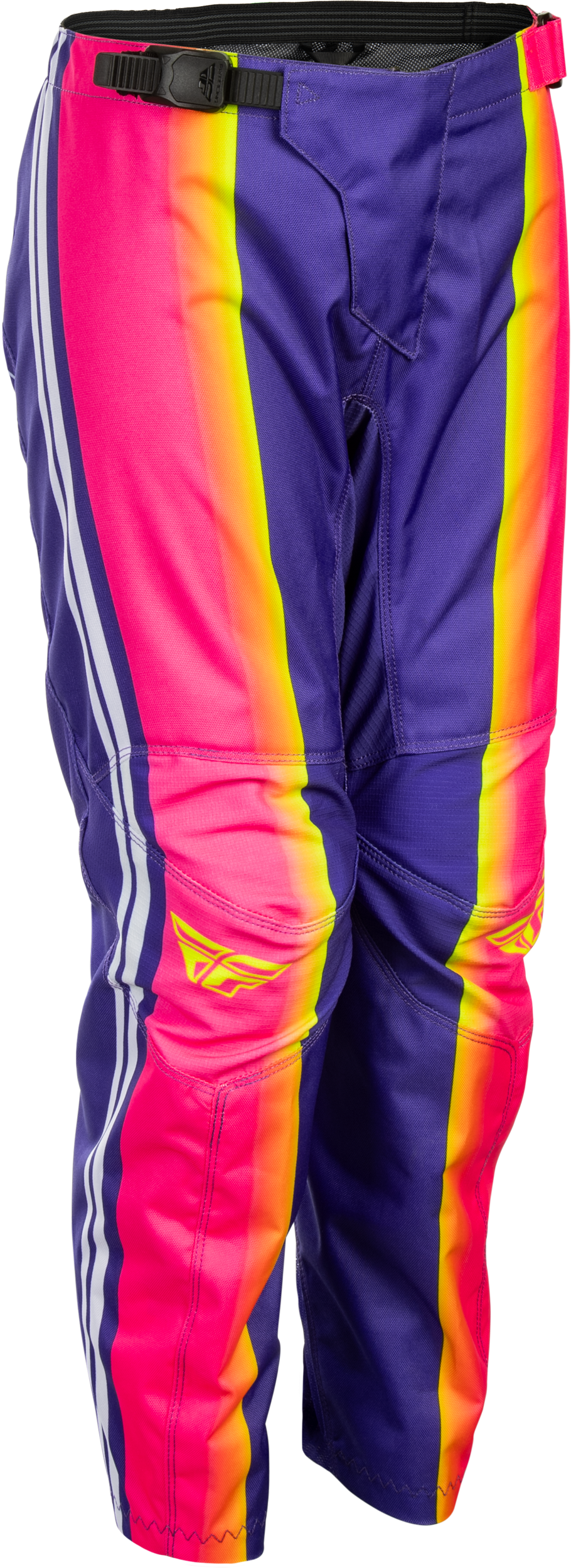 Youth F 16 Raze Pants Purple/Pink/Yellow Sz 24
