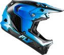 Werx R Flow Carbon Helmet Black Carbon/Blue/White Lg