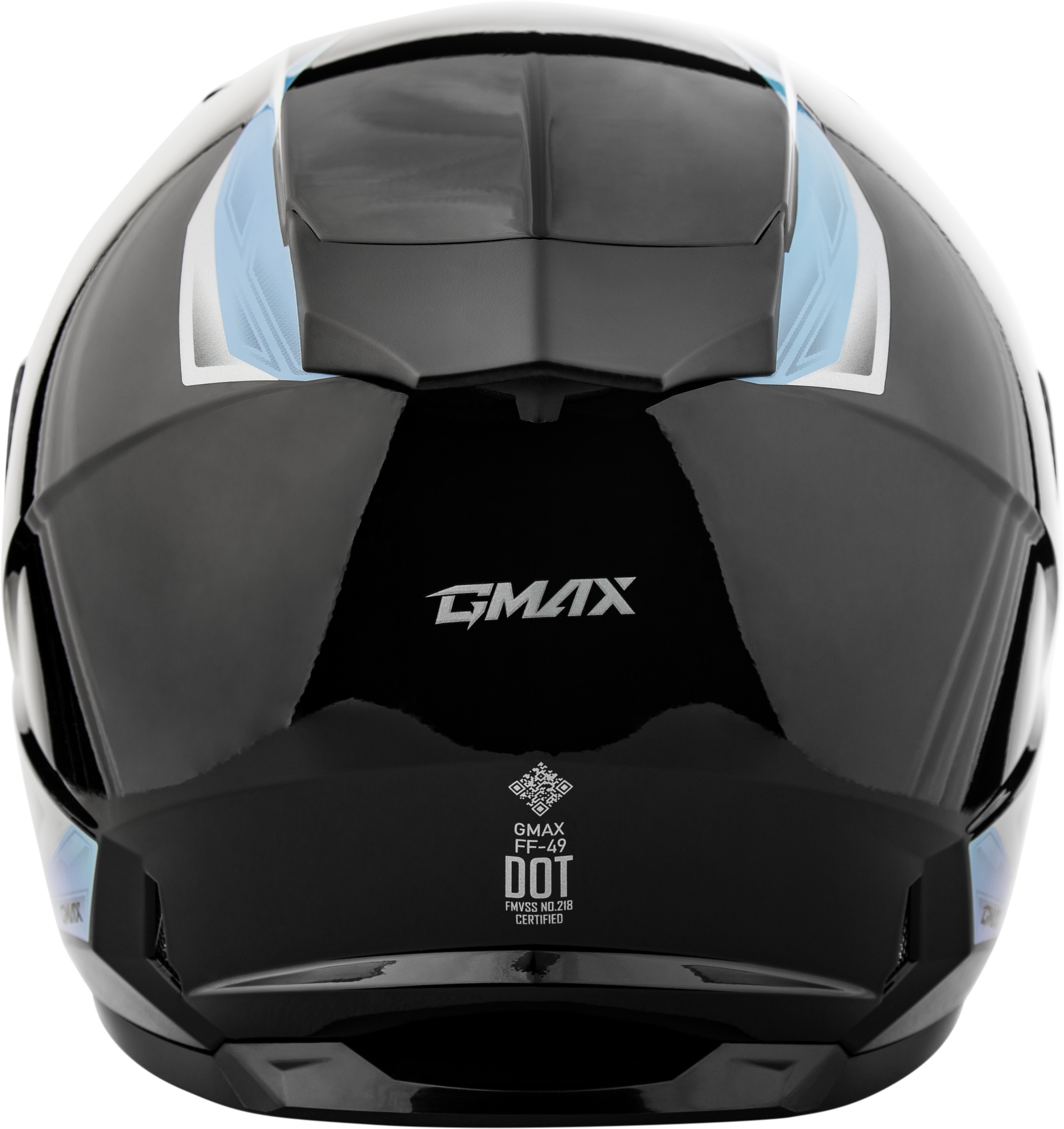 Ff 49 Syth Helmet Black/Silver Blue 2x