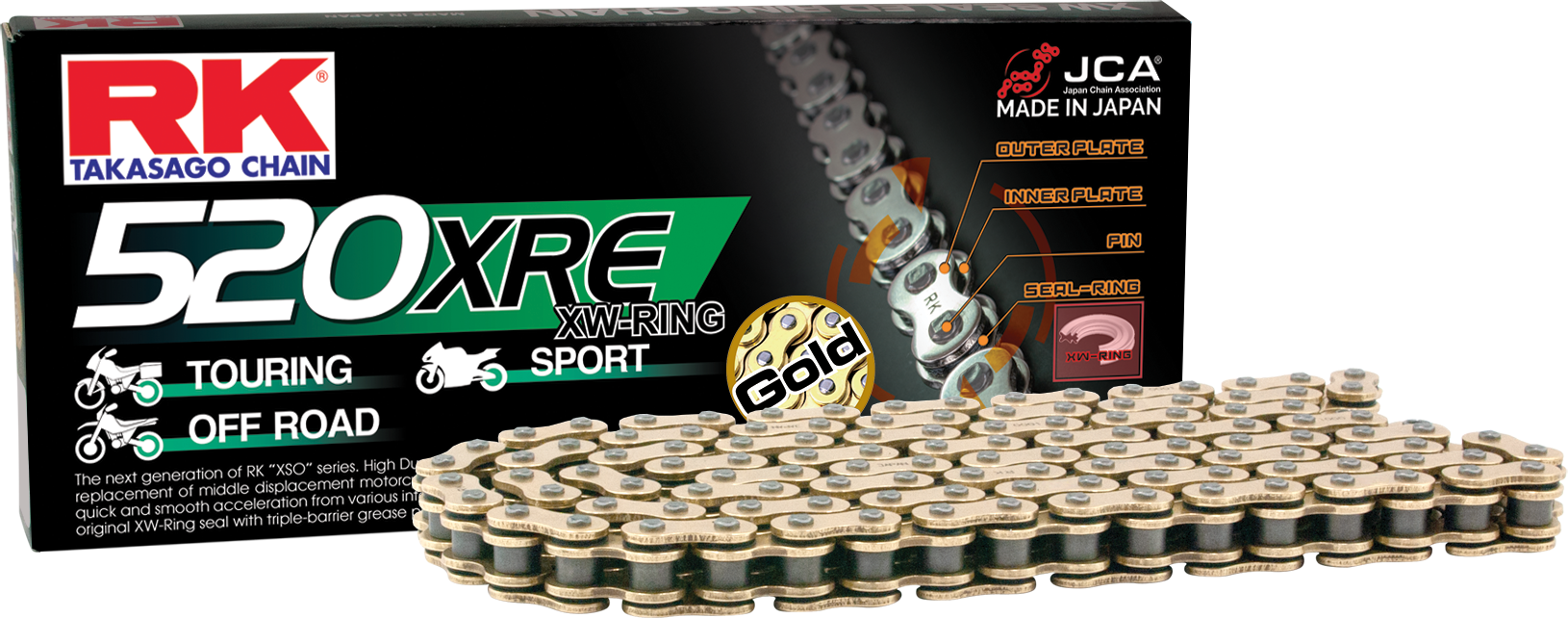 Gb520xre Drive Chain Gold 520 X 120