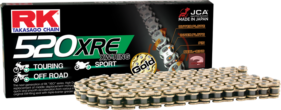 Gb520xre Drive Chain Gold 520 X 120