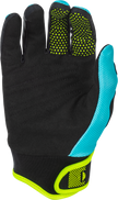 F 16 Gloves Aqua/Black/White Lg
