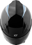 Ff 49 Syth Helmet Black/Silver Blue 2x
