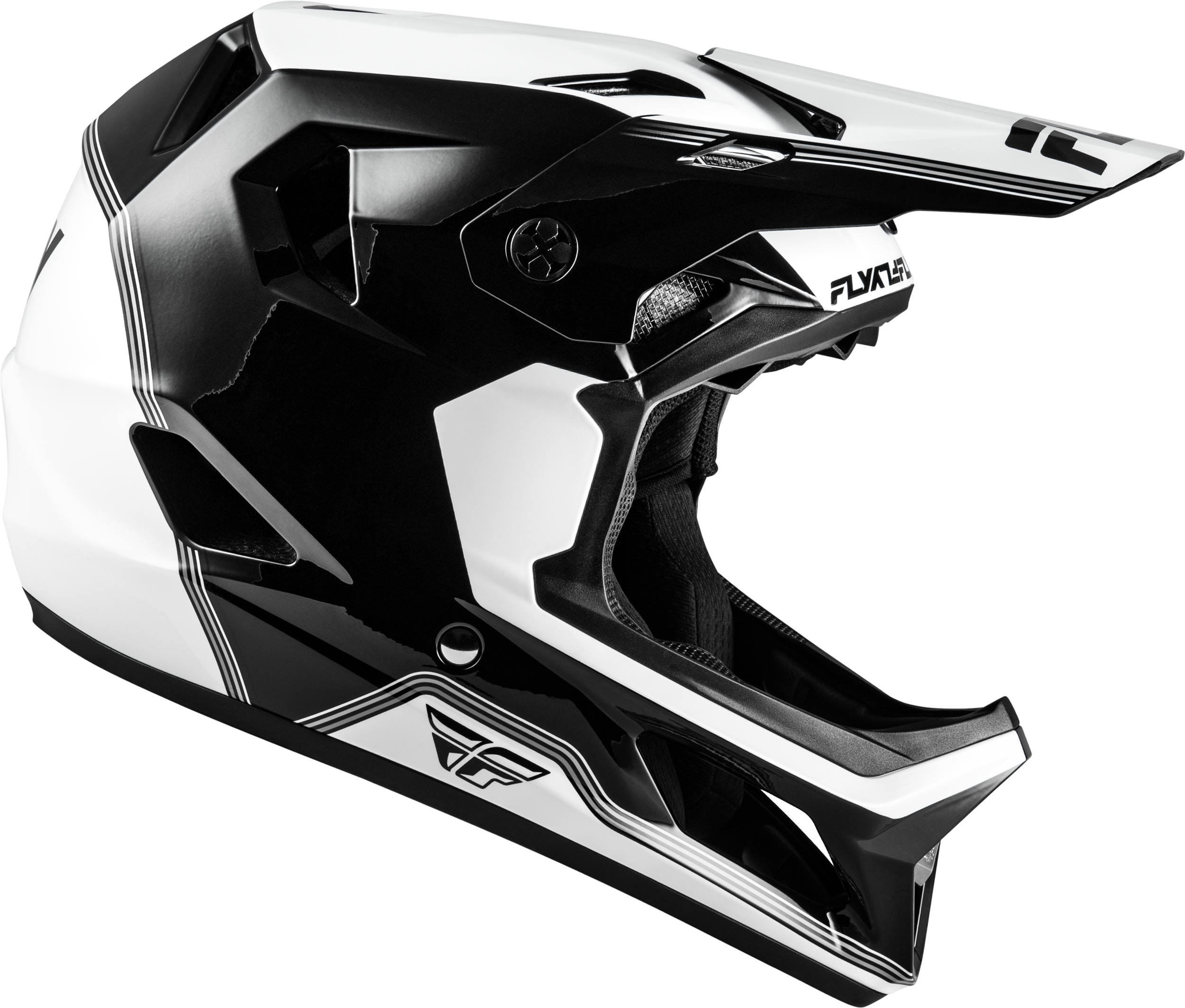Rayce Repeat Bicycle Helmet Black/White Lg
