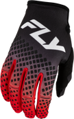 Kinetic Fade Gloves Black/Red/White Xs