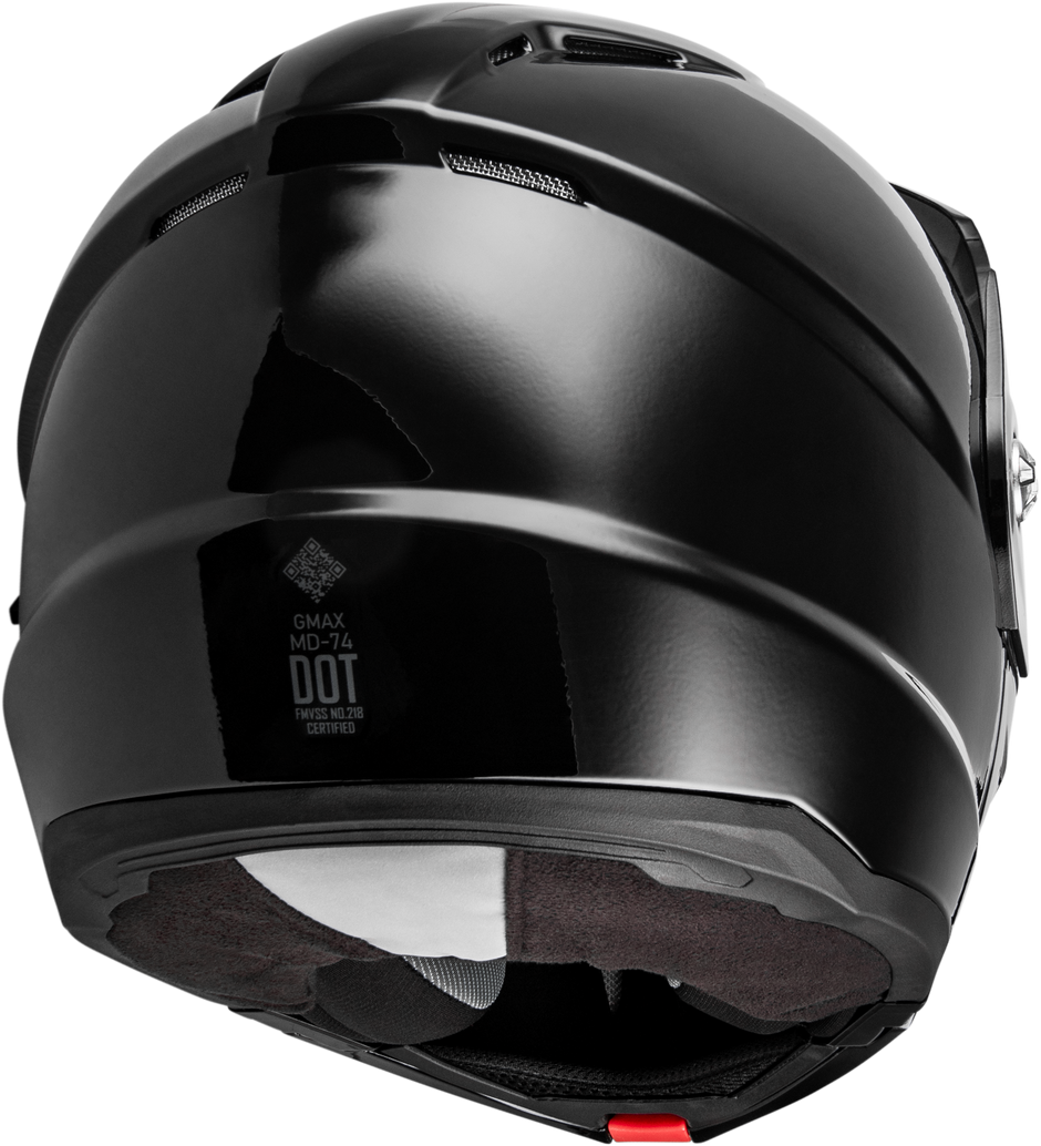 Md 74 Solid Helmets Black 2x