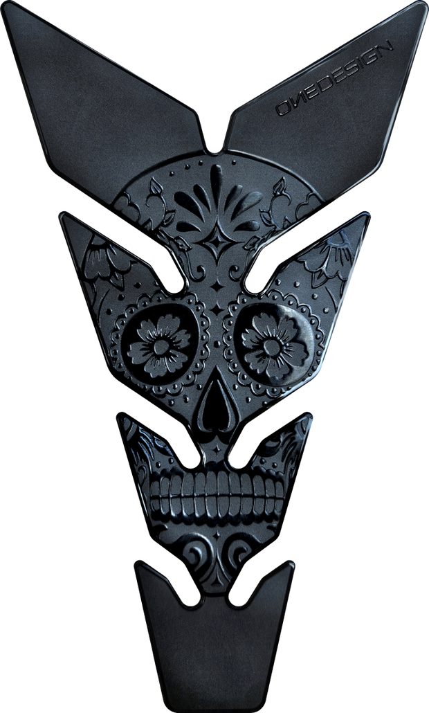 Ultra Thin Tank Pad Skull Black