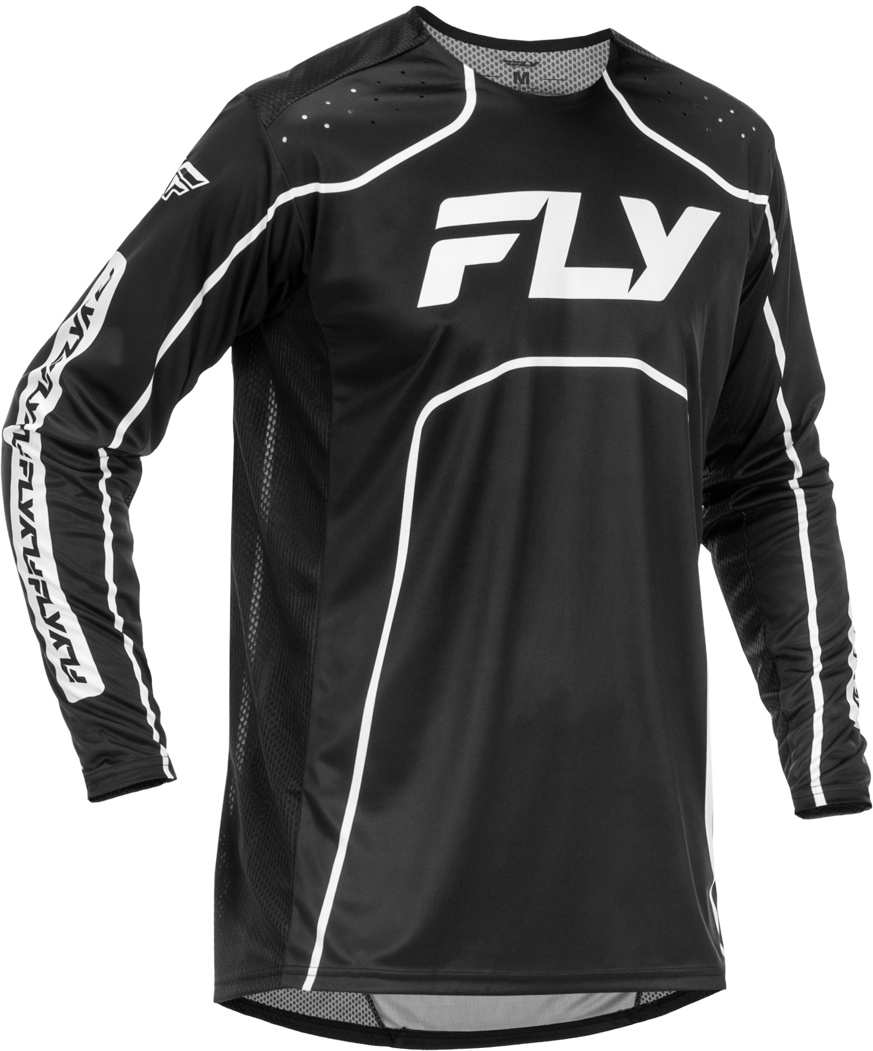 Youth Rayce Bicycle Jersey Black/White Yl