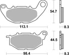 Brembo 16-17 Yamaha MT-25 250cc Sinter Brake Pad - Front