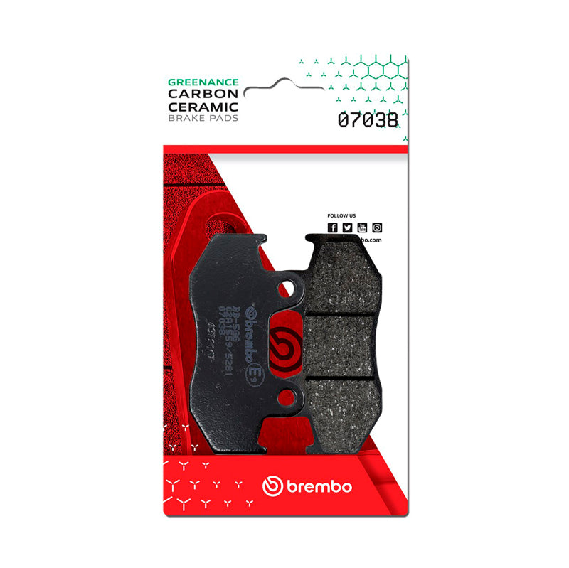 Brembo Honda Ch/Honda Ses/Honda Ps/Honda Sh/Honda Lead Carbon Ceramic Brake Pad - Front