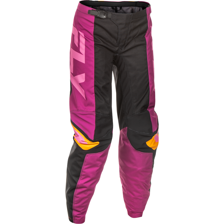 Women's F 16 Pants Ca/Ny Black/Mauve/Yellow Sz 0/02