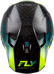 Formula S Carbon Byte Helmet Black Carbon/Teal/Lime 2x
