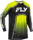 Youth Rayce Bicycle Jersey Lime/Black/White Yl