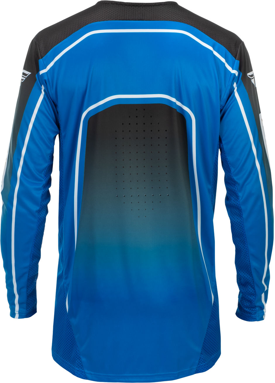 Youth Rayce Bicycle Jersey Blue/Black/White Ys