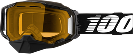 Armega Snowmobile Goggle Black W/ Ylw Lens