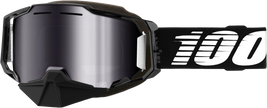 Armega Snowmobile Goggle Blk W/ Slvr Flash Mirror Lens