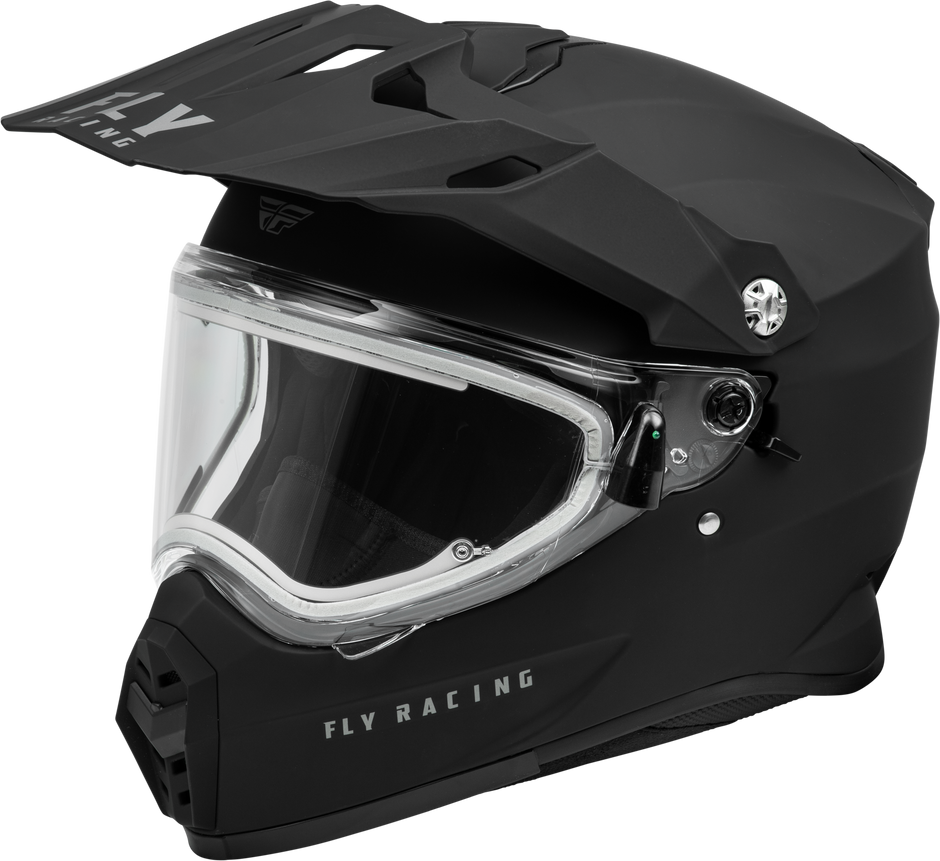 Trekker Cw Solid Helmet Elec Shld Matte Black Lg