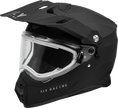 Trekker Cw Solid Helmet Elec Shld Matte Black Lg