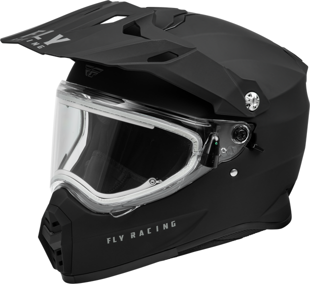 Trekker Cw Solid Helmet Elec Shld Matte Black Lg