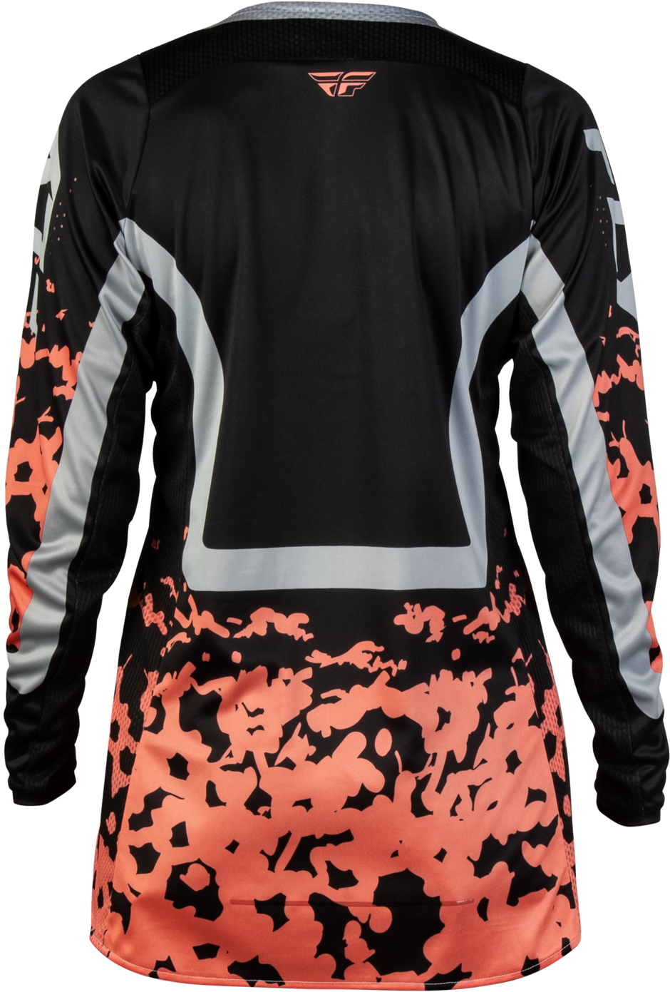 Women's Lite Flake Jersey Black/Light Grey/Coral Md