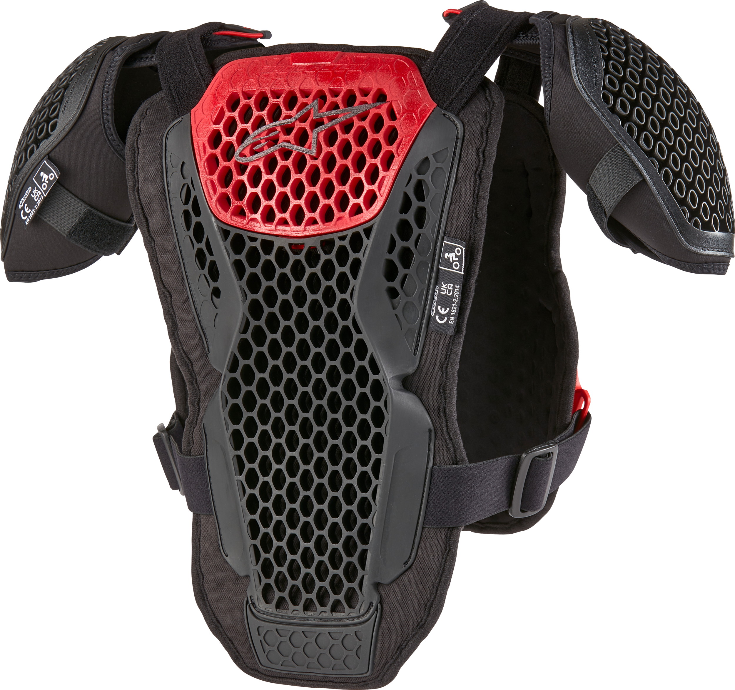 Bionic Action Youth Chest Protector Blk/Red Sm/Md