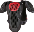 Bionic Action Youth Chest Protector Blk/Red Sm/Md