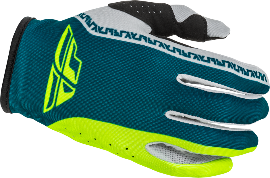 Lite Gloves Grey/Lime/Teal 2x