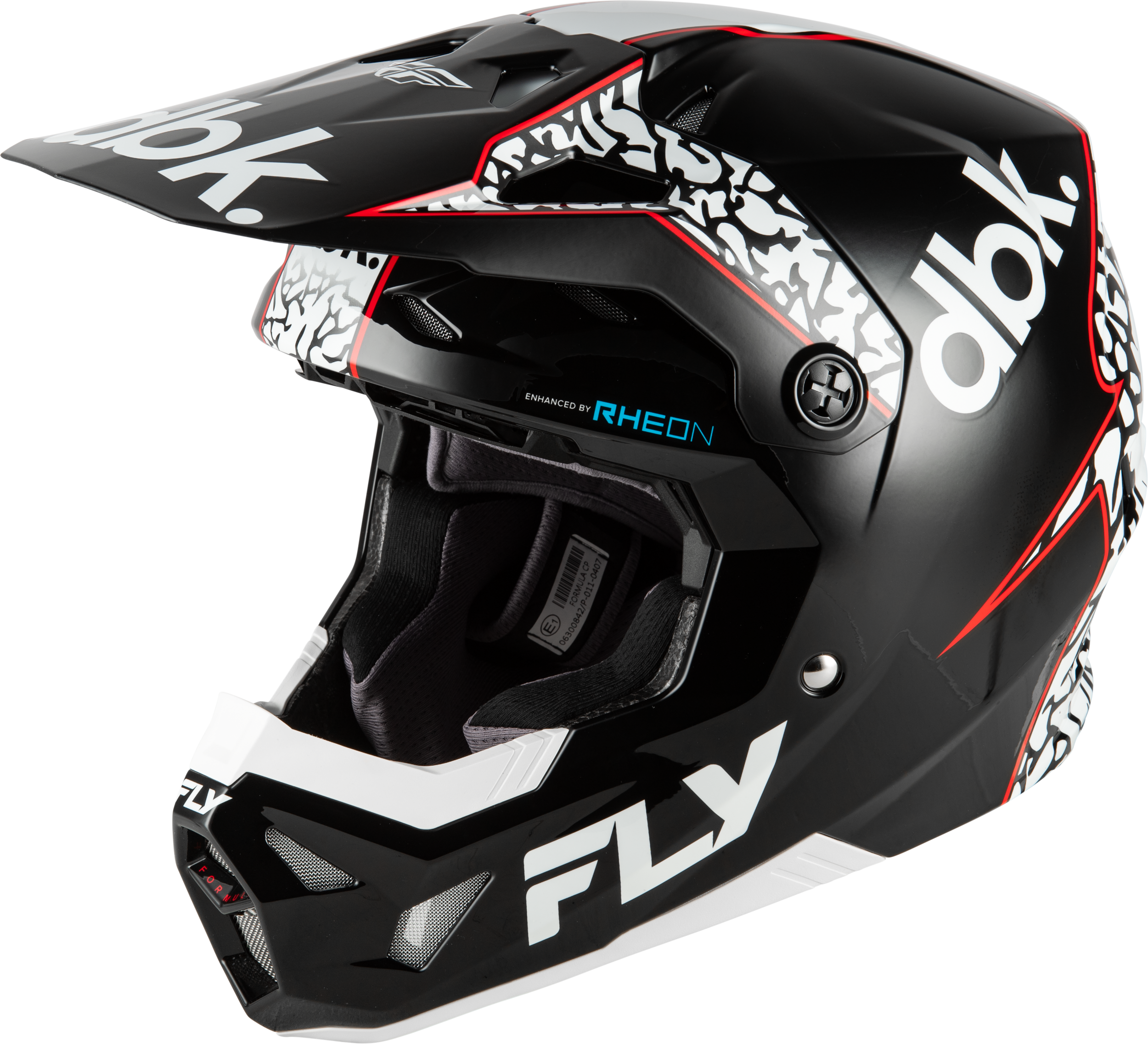 Formula Cp Dbk Helmet Black/White/Red Lg