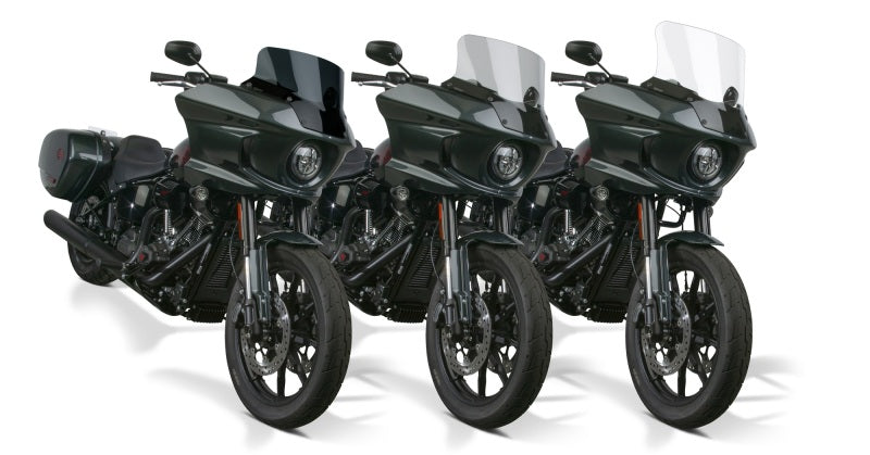 National Cycle 22+ Harley-Davidson LowRider ST V-Stream Quantum Plus Mid Windshield- LT. Tint