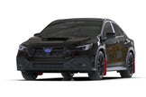 Rally Armor 22-26 Subaru WRX Red UR Mud Flap Altered Font Black Logo