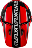 Kinetic Crest Helmet Red/Black/White 2x