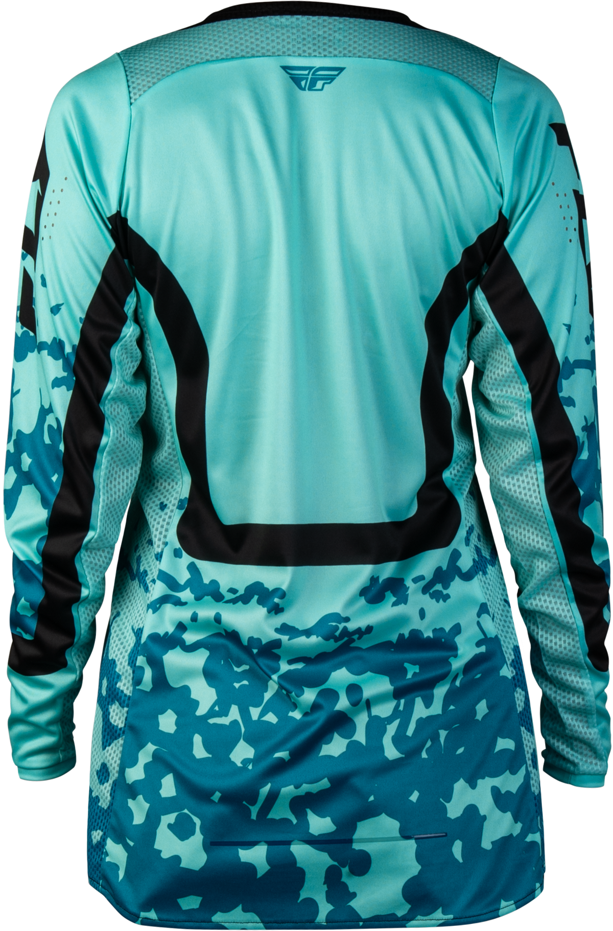 Women's Lite Flake Jersey Aqua/Teal/Black Lg
