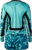 Women's Lite Flake Jersey Aqua/Teal/Black Lg